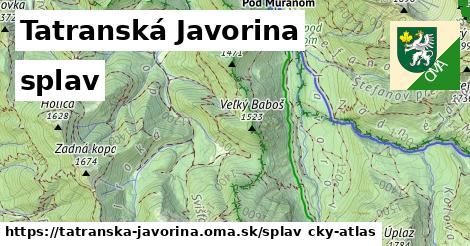 Tatranská Javorina Splav  