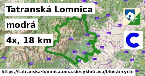 Tatranská Lomnica Cyklotrasy modrá bicycle