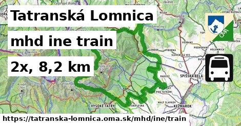 Tatranská Lomnica Doprava iná train