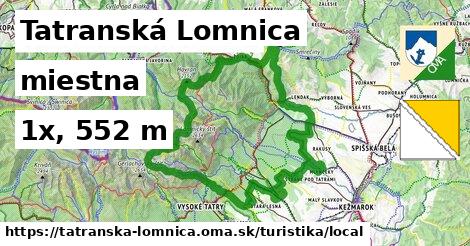 Tatranská Lomnica Turistické trasy miestna 