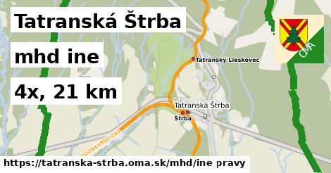 Tatranská Štrba Doprava iná 