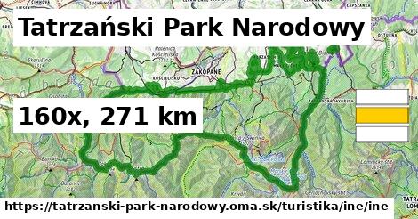 Tatrzański Park Narodowy Turistické trasy iná iná
