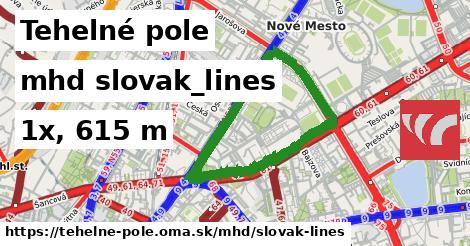 Tehelné pole Doprava slovak-lines 