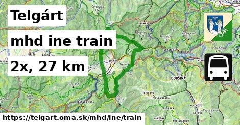 Telgárt Doprava iná train
