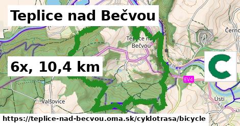Teplice nad Bečvou Cyklotrasy bicycle 