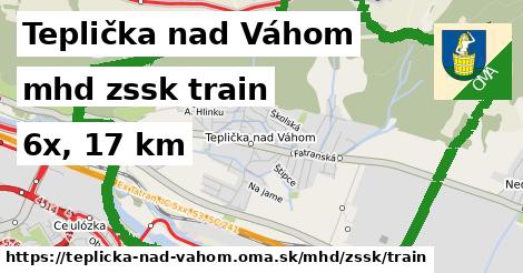 Teplička nad Váhom Doprava zssk train