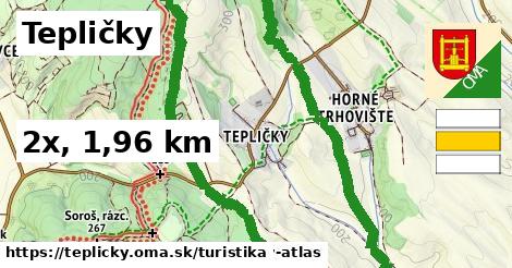 Tepličky Turistické trasy  