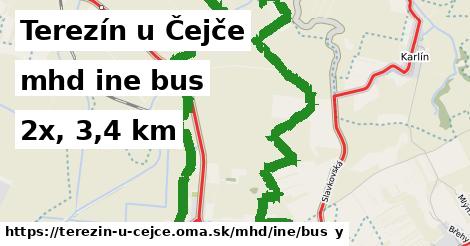 Terezín u Čejče Doprava iná bus