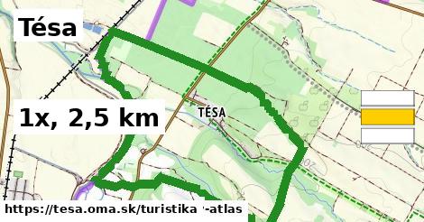 Tésa Turistické trasy  