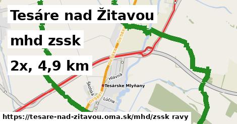 Tesáre nad Žitavou Doprava zssk 