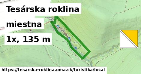 Tesárska roklina Turistické trasy miestna 