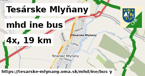 Tesárske Mlyňany Doprava iná bus