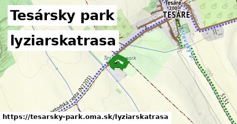 Tesársky park Lyžiarske trasy  