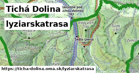 Tichá Dolina Lyžiarske trasy  
