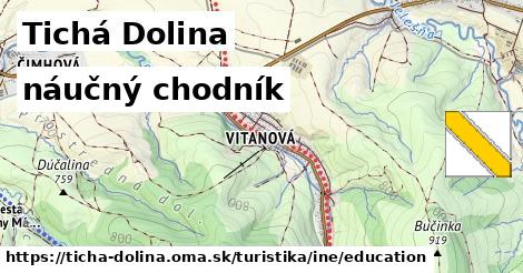 Tichá Dolina Turistické trasy iná náučný chodník