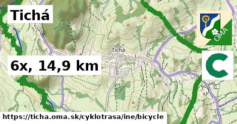 Tichá Cyklotrasy iná bicycle