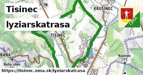 Tisinec Lyžiarske trasy  