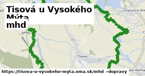 Tisová u Vysokého Mýta Doprava  