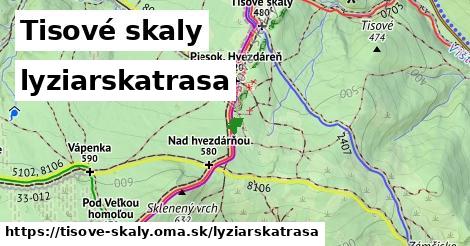 Tisové skaly Lyžiarske trasy  