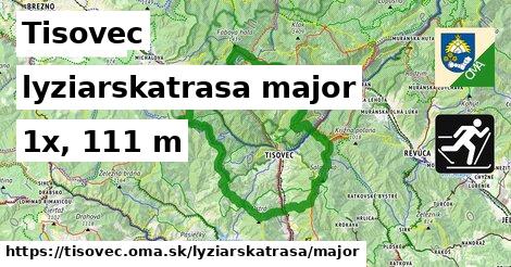 Tisovec Lyžiarske trasy hlavná 