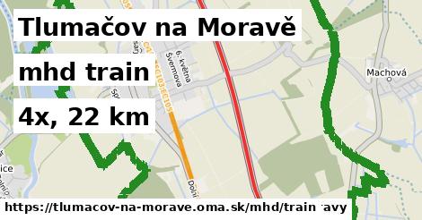 Tlumačov na Moravě Doprava train 