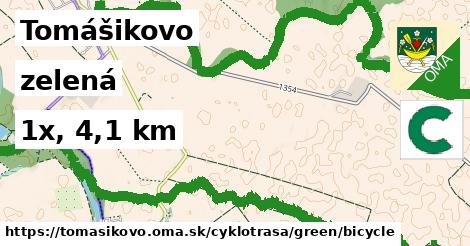 Tomášikovo Cyklotrasy zelená bicycle