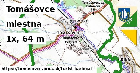 Tomášovce Turistické trasy miestna 
