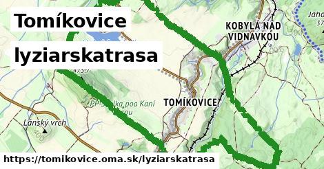Tomíkovice Lyžiarske trasy  