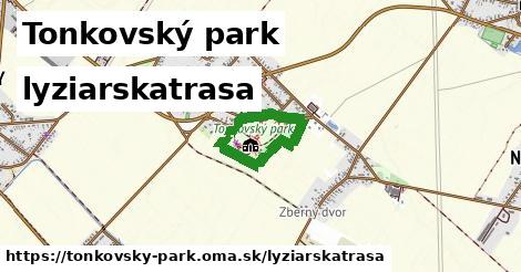 Tonkovský park Lyžiarske trasy  