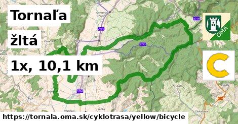 Tornaľa Cyklotrasy žltá bicycle