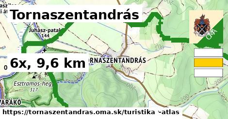 Tornaszentandrás Turistické trasy  