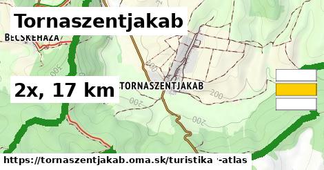 Tornaszentjakab Turistické trasy  