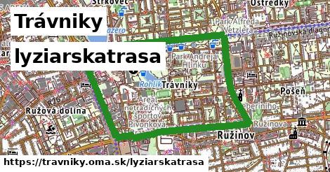 Trávniky Lyžiarske trasy  
