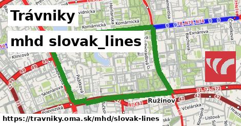 Trávniky Doprava slovak-lines 