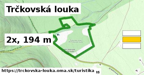 Trčkovská louka Turistické trasy  