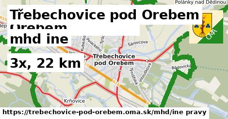 Třebechovice pod Orebem Doprava iná 