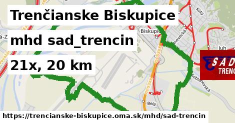 Trenčianske Biskupice Doprava sad-trencin 