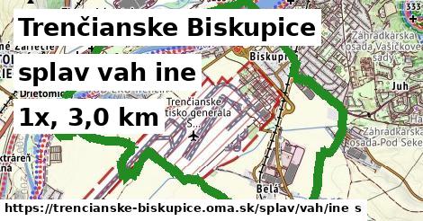 Trenčianske Biskupice Splav vah iná