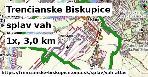 Trenčianske Biskupice Splav vah 