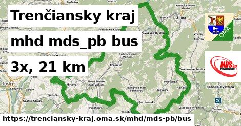 Trenčiansky kraj Doprava mds-pb bus