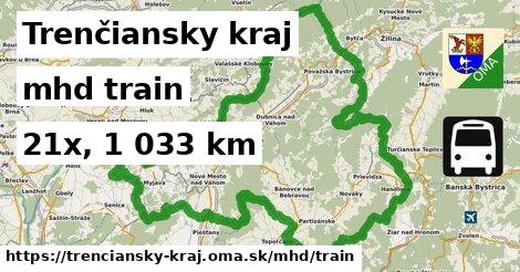 Trenčiansky kraj Doprava train 