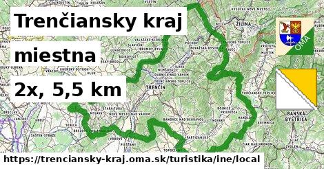 Trenčiansky kraj Turistické trasy iná miestna