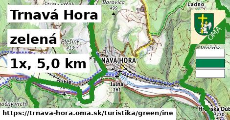 Trnavá Hora Turistické trasy zelená iná