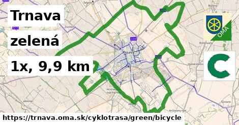 Trnava Cyklotrasy zelená bicycle