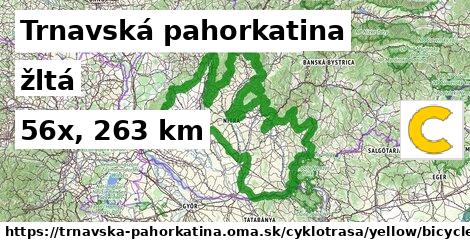 Trnavská pahorkatina Cyklotrasy žltá bicycle