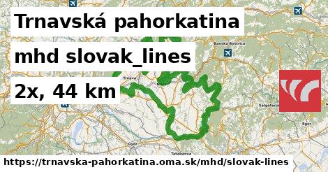 Trnavská pahorkatina Doprava slovak-lines 