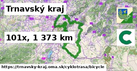 Trnavský kraj Cyklotrasy bicycle 