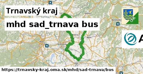 Trnavský kraj Doprava sad-trnava bus