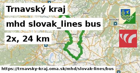 Trnavský kraj Doprava slovak-lines bus