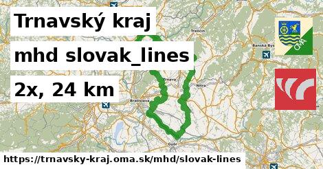 Trnavský kraj Doprava slovak-lines 